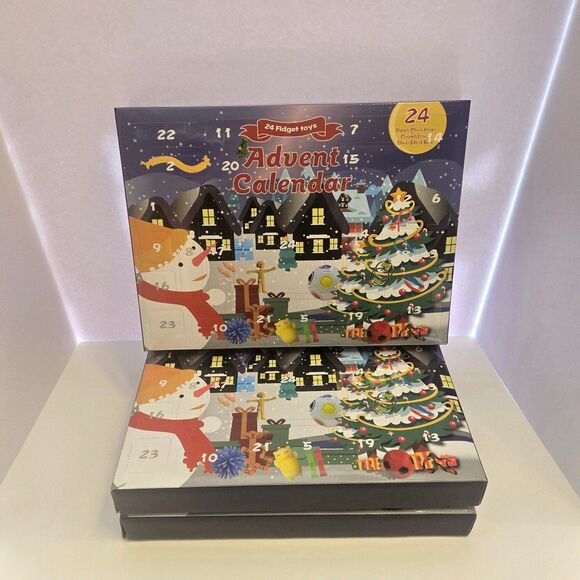 Christmas Advent Calendar Fidget Toy Countdown - Picture 1 of 2